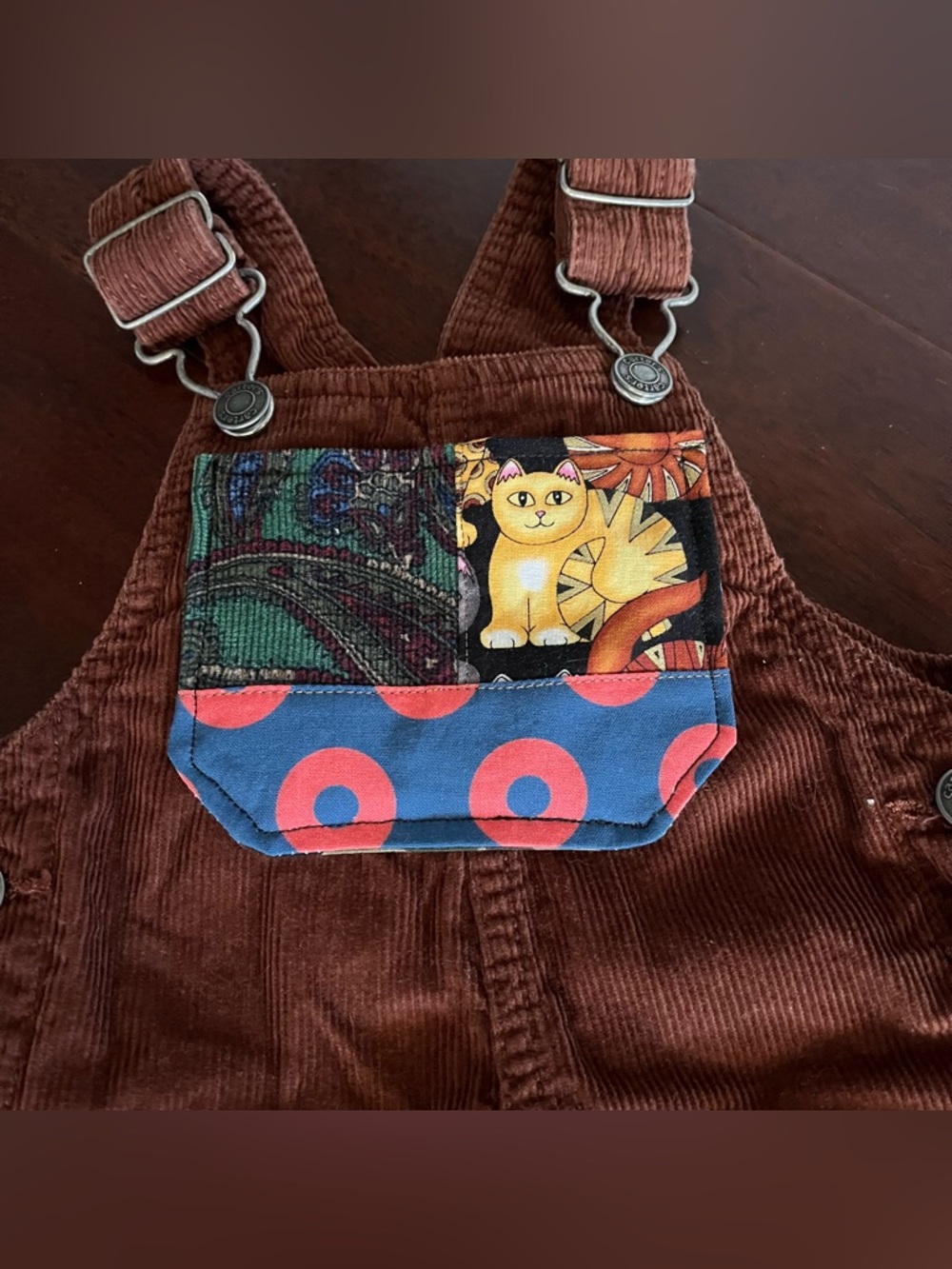 Little baby hippie tour overalls shower phish Grateful Dead Jerry patchwork ⭕️⚡️